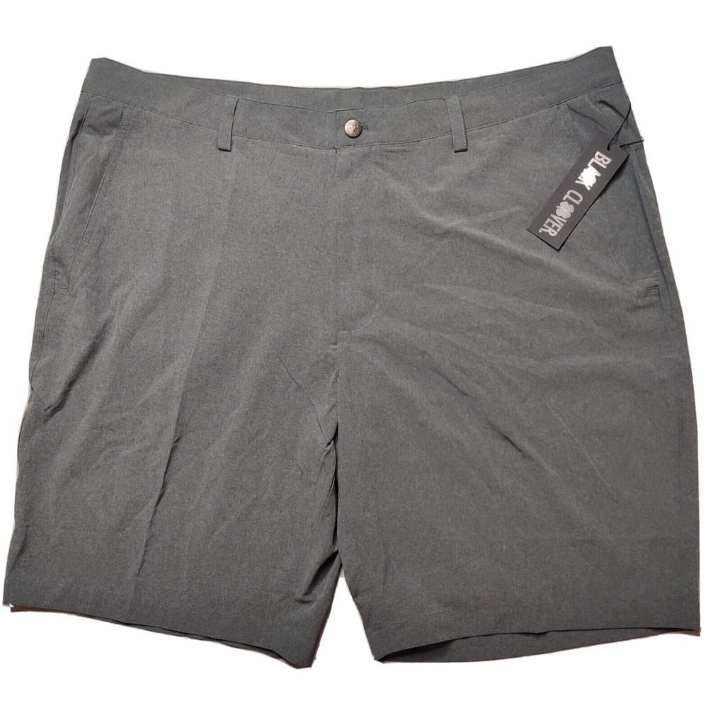BLACK CLOVER RODGERS Men Size 40 Black 9.5" Inseam Golf Shorts NEW